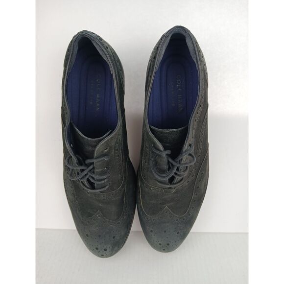 Cole Haan  Lewis Grand Wingtip Oxford Dress Shoes Men\'s Size 7M Black C30001 main image 15